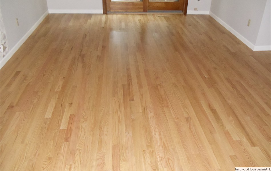 18  New floor Red Oak with Bona Traffic finish